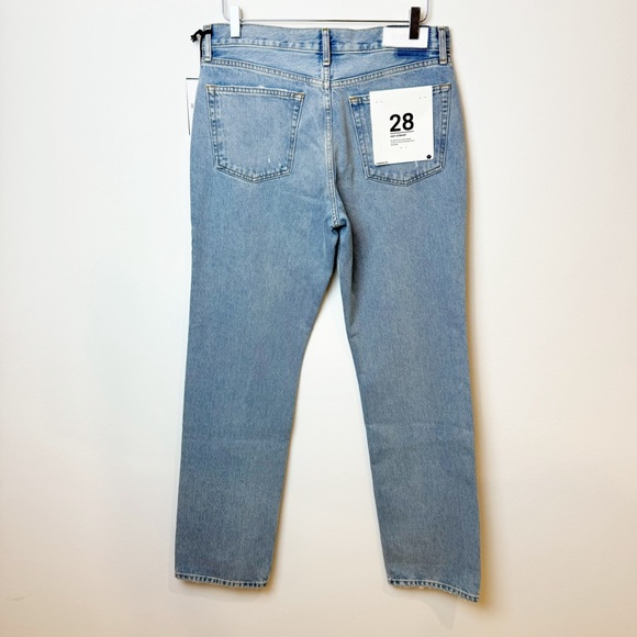 RE/DONE | Easy Straight Button Fly Jeans in Ripped Tide - Picture 8 of 13